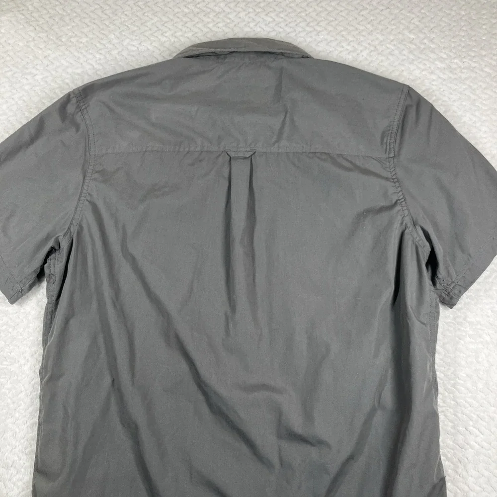 Craghoppers Solar Shield Shirt Mens Large Gray Short Sleeve Outdoors Hiking‎